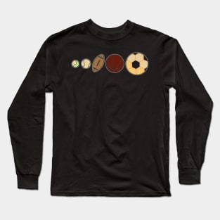 Soccer Ball Evolution Long Sleeve T-Shirt